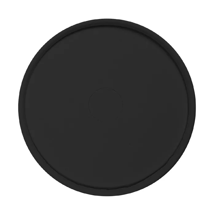 Coperchio per bicchieri  280 g/m2 + pe ø 9 cm nero cartone (1000 unità)