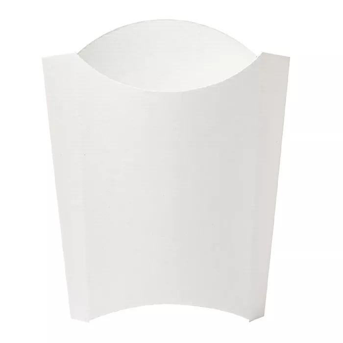Scatoline per fritti jumbo 'thepack' 165 g 230 g/m2 13,5x8,5x16 cm bianco cartone ondulato a nano-micro (1200 unità)