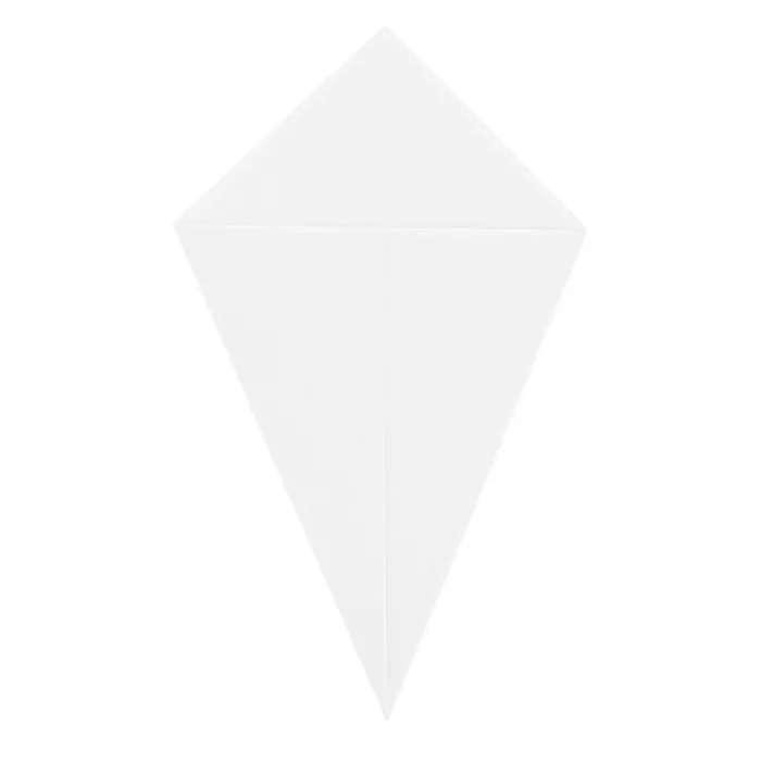 Coni per fritti 'thepack' 100 g 230 g/m2 12,8x21,7 cm bianco cartone ondulato a nano-micro (1600 unità)