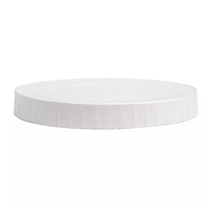 Tampa para copos  280 g/m2 + pe ø 8 cm branco cartolina (1000 unidade)