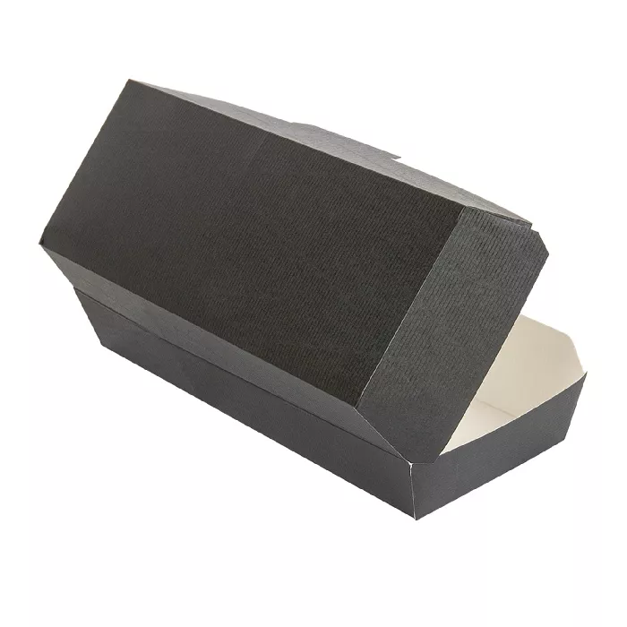 Caixas "panini" 'thepack'  26,5x12,2x7 cm preto cartão nano-micro (300 unidade)