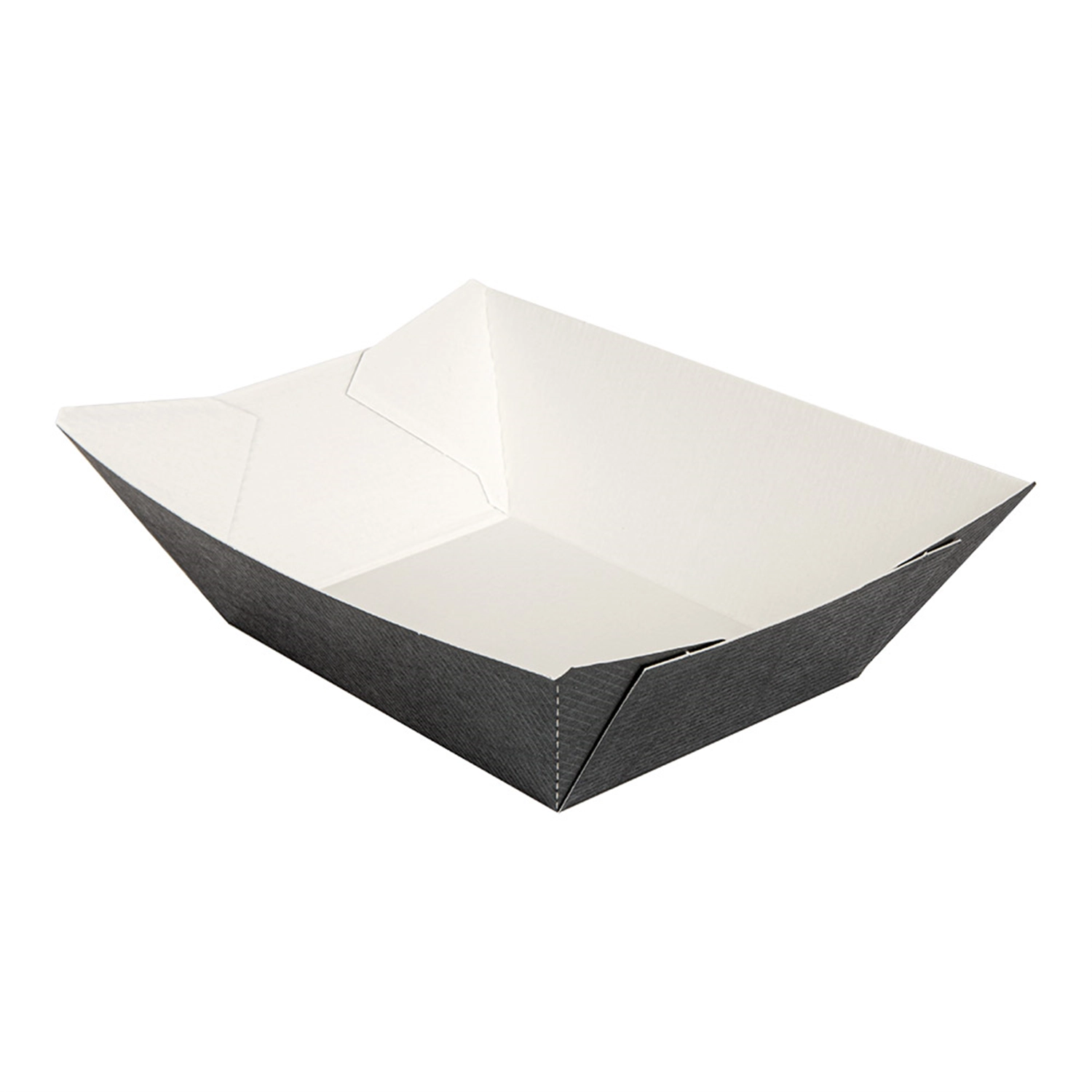Barchette 'thepack' 960 g 230 g/m2 10,6x7,2x5,2 cm nero cartone ondulato a nano-micro (1200 unità)