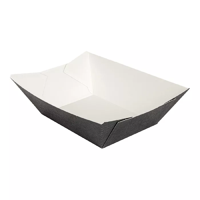 Barchette 'thepack' 960 g 230 g/m2 10,6x7,2x5,2 cm nero cartone ondulato a nano-micro (1200 unità)