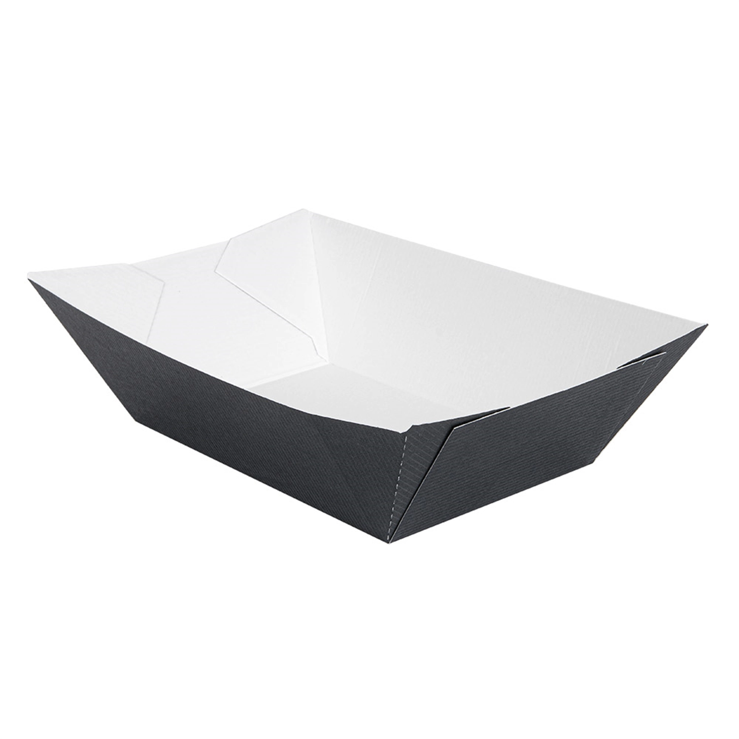 Barchette 'thepack' 1440 g 230 g/m2 13,5x8,5x6,2 cm nero cartone ondulato a nano-micro (600 unità)