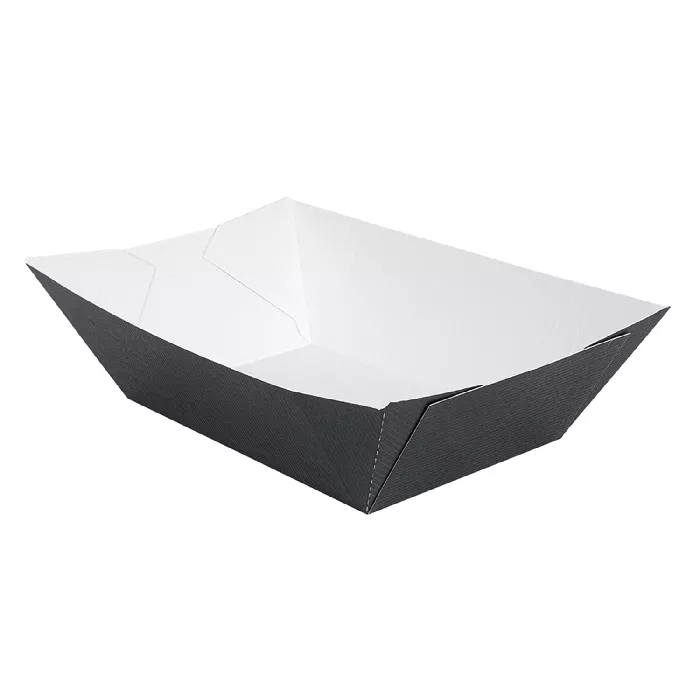 Barchette 'thepack' 1440 g 230 g/m2 13,5x8,5x6,2 cm nero cartone ondulato a nano-micro (600 unità)