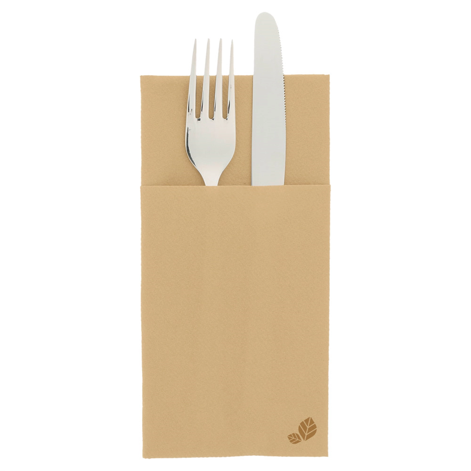 Servilletas canguro  55 g/m2 40x40 cm natural airlaid (700 unid.)