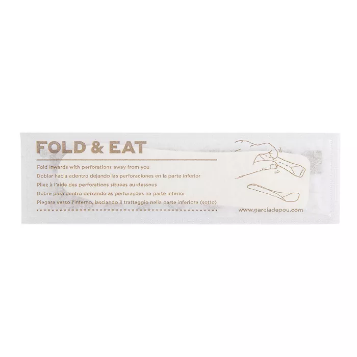Cucchiaino per gelati imbustato 'paper spoon' 590 g/m2 9,4 cm bianco cartone (400 unità)