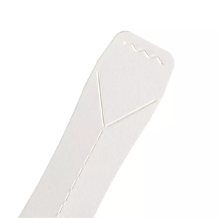 Cucchiaino per gelati imbustato 'paper spoon' 590 g/m2 9,4 cm bianco cartone (400 unità)