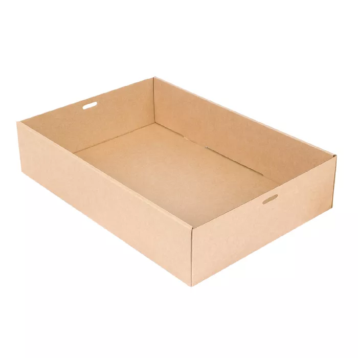 Scatole "traiteur" m  375 g/m2 35,9x25,2x8 cm naturale kraft (100 unità)