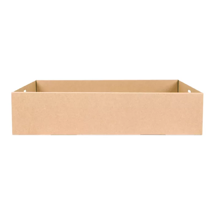 Scatole "traiteur" m  375 g/m2 35,9x25,2x8 cm naturale kraft (100 unità)