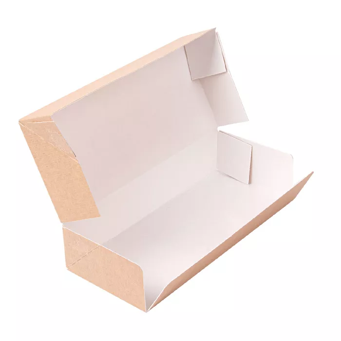 Contenitori sushi 'thepack' 220 g/m2 19,7x9x4,5 cm marrone cartone ondulato a nano-micro (400 unità)
