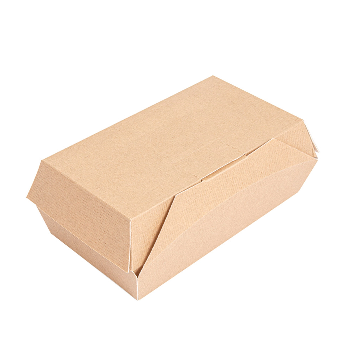 50 Scatole Hamburger ThePack 13x12,5x9 Cm In Cartone Nano-micro – Oleoresistenti, Riciclabili E Resistenti Al Microonde