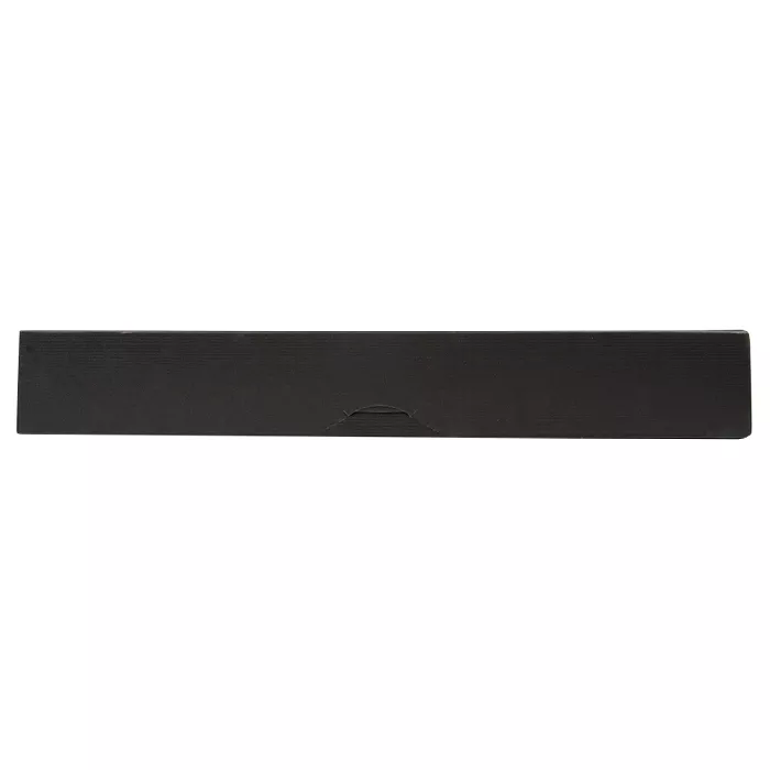 Cajas catering, plana 'thepack' 310 g/m2 28x42x6 cm negro cartón ondulado nano-micro (100 unid.)