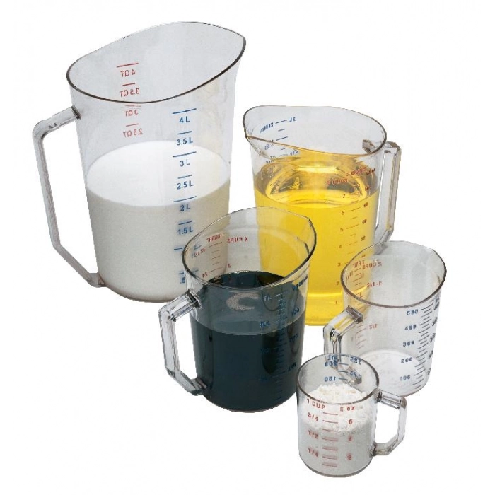 JARRA MEDIDORA 255 ml 7 x 10 x 20 cm Policarbonato Transparente