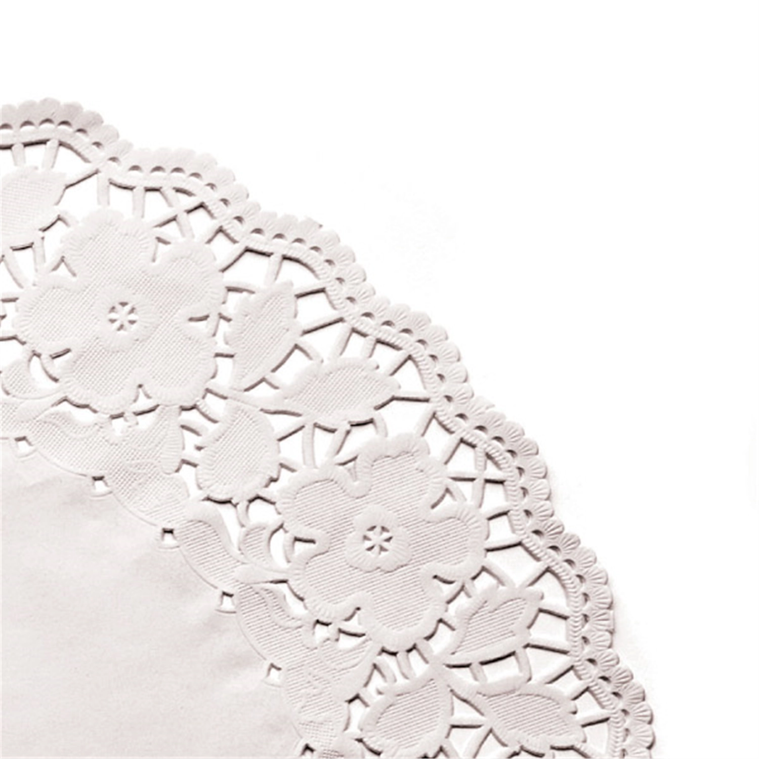 Pizzi rotondi  53 g/m2 ø 21,5 cm bianco carta (250 unità)