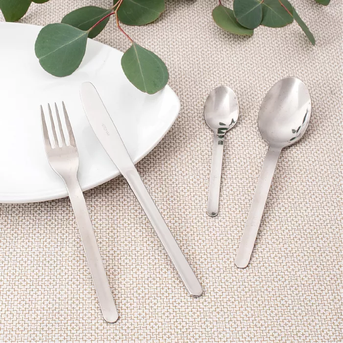 Coltelli 'línea'  20,5 cm argento acciaio (12 unità)