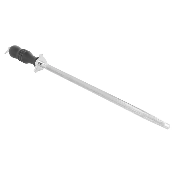 Acciaino, manico abs  30,5 cm argento acciaio inox (1 unità)