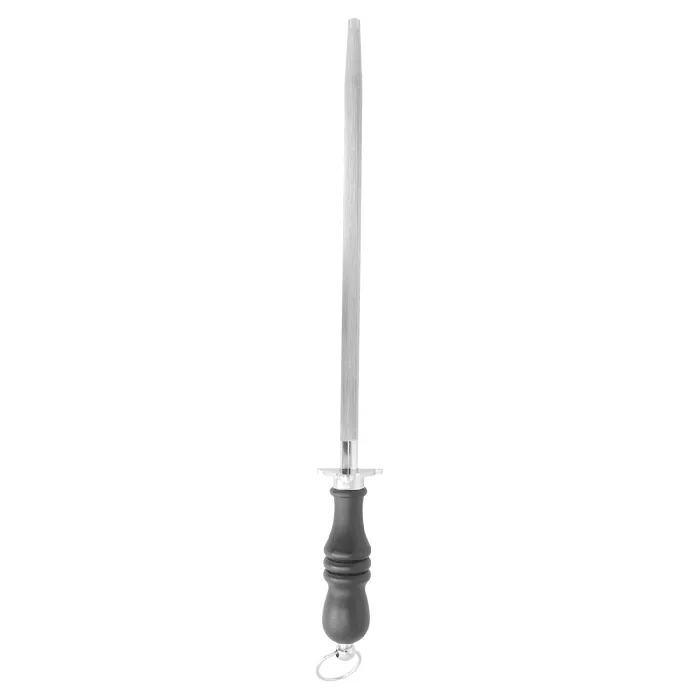 Acciaino, manico abs  30,5 cm argento acciaio inox (1 unità)