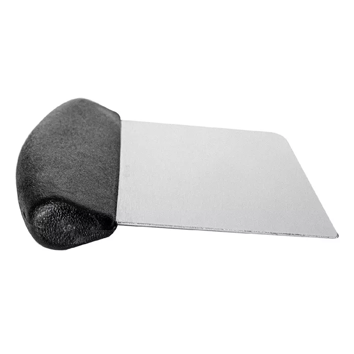 Spatola/raschietto impasto pizza  11x15,2 cm argento acciaio inox (1 unità)