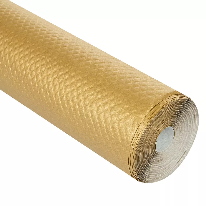 Rollo mantel  48 g/m2 1,20x25 m oro celulosa (4 unid.)