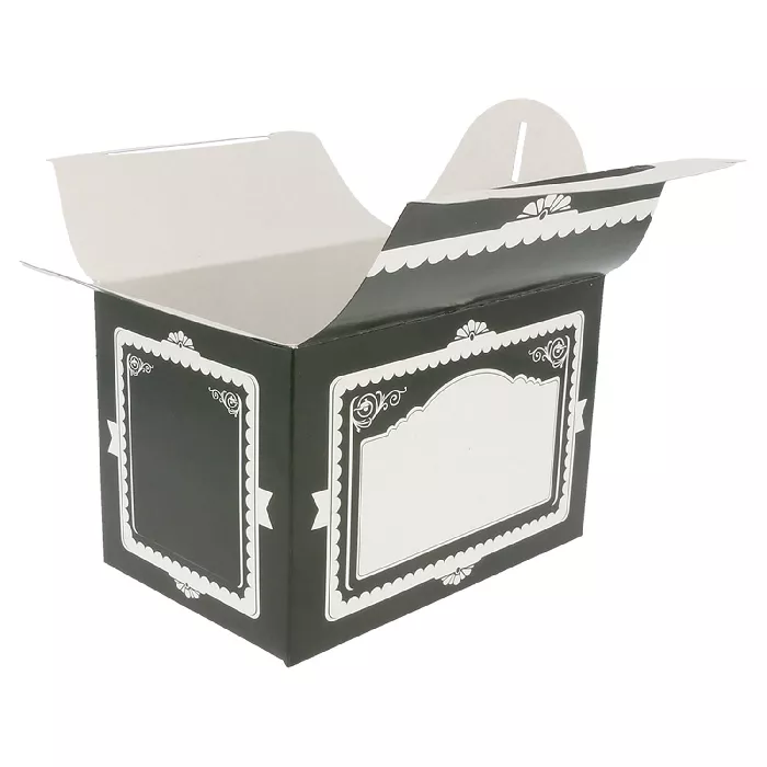 Scatole multiusos "vintage"  320 g/m2 17x16x10 cm nero cartone (300 unità)
