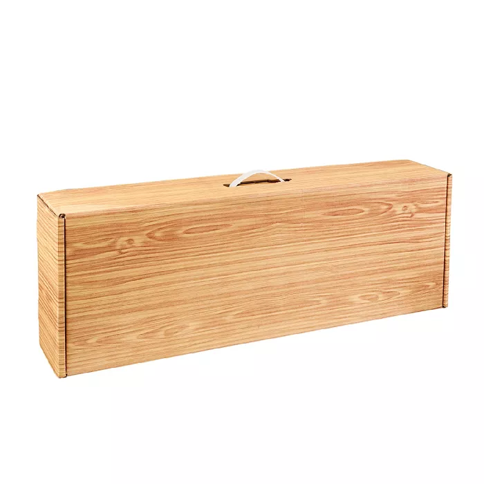 10 u. scatola prosciutto  576 g/m2 89x31,3x16 cm legno cartone (1 unità)
