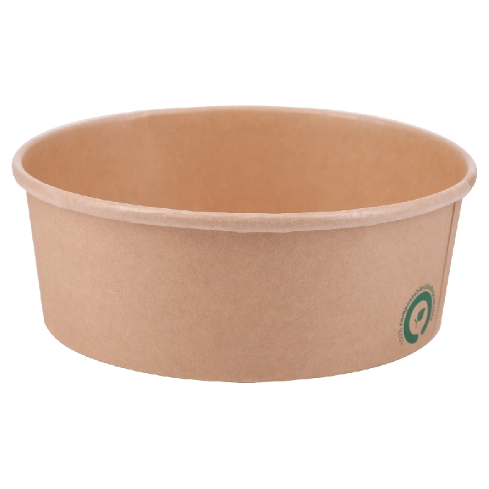 Boluri carton pla kraft top 150 mm 600 ml 60 buc