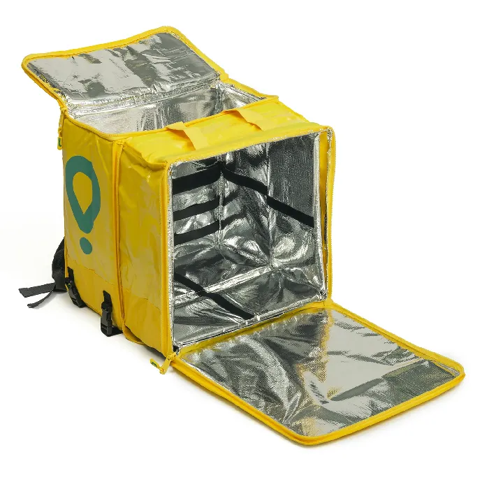 Equipo de trabajo - Mochila expandible con funda de lluvia (Glovo)