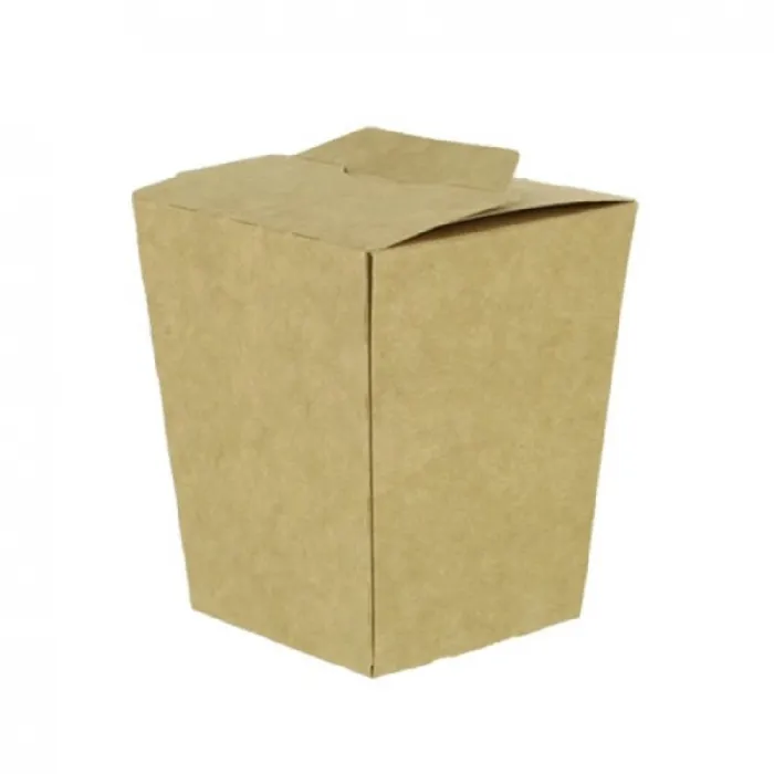 600 unidades. Caixa de papelão kraft para fritos | Ref: CCPGK