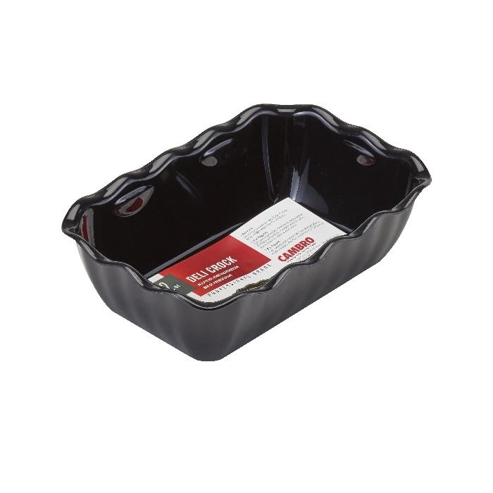 ENSALADERA FUENTE rectangular 2 L 17,5 x 26 x 8 cm Negro