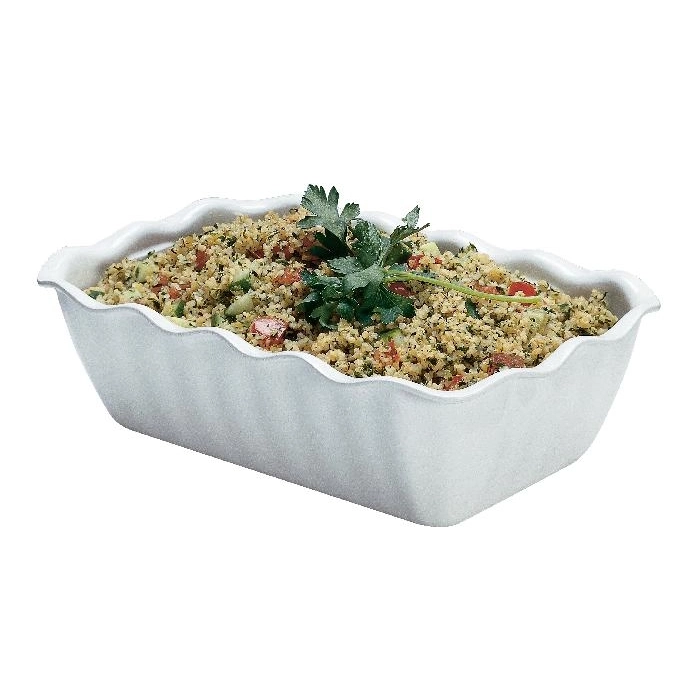ENSALADERA FUENTE rectangular 2 L 17,5 x 26 x 8 cm Blanco
