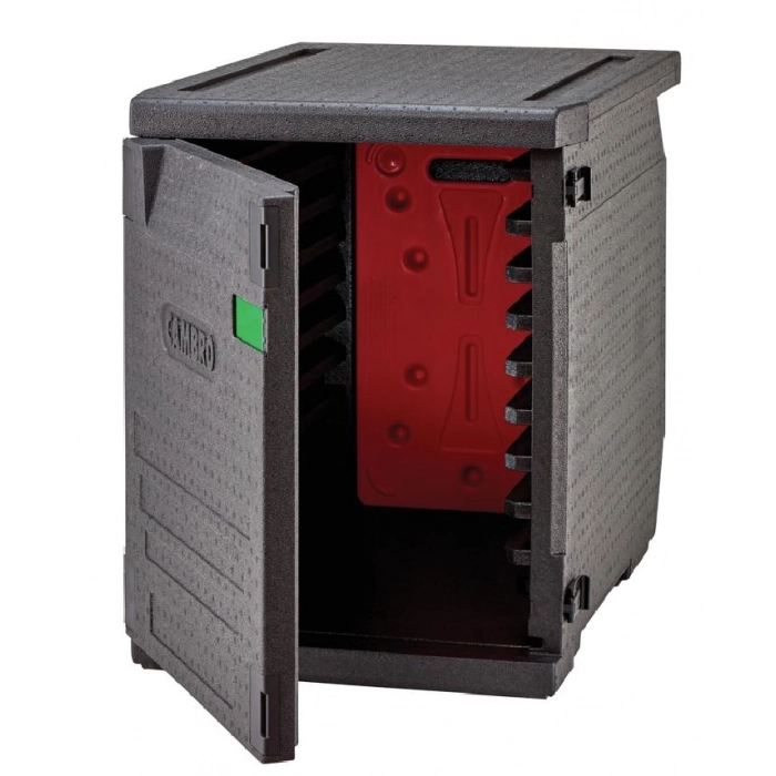 Contenedor isotérmico con carga frontal Cam Gobox para bandejas de 60x40 cm con 9 guías 126 L