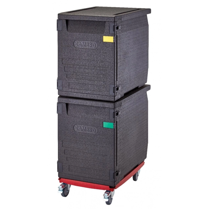 Contenedor isotérmico con carga frontal Cam Gobox para bandejas de 60x40 cm con 9 guías 126 L