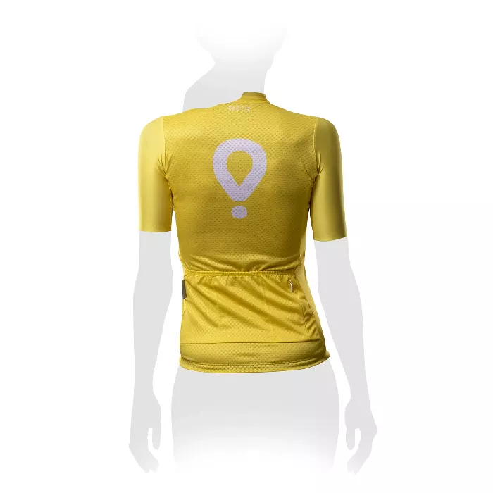 Maillot corto Glovo amarillo - Mujer
