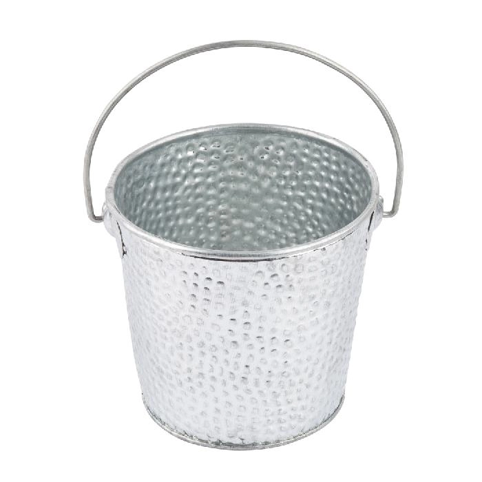 Cubo con textura de guijarros 490 ml 11,4 x 10 x 9,5 cm Acero inoxidable