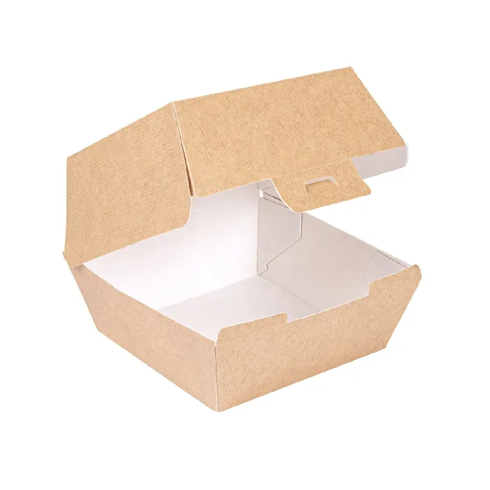 Conchas Hamburguesa 'THEPACK' 220 G/M2 14,4x13,6x9,2 CM  Cartón ondulado nano-micro (500 UNID.)