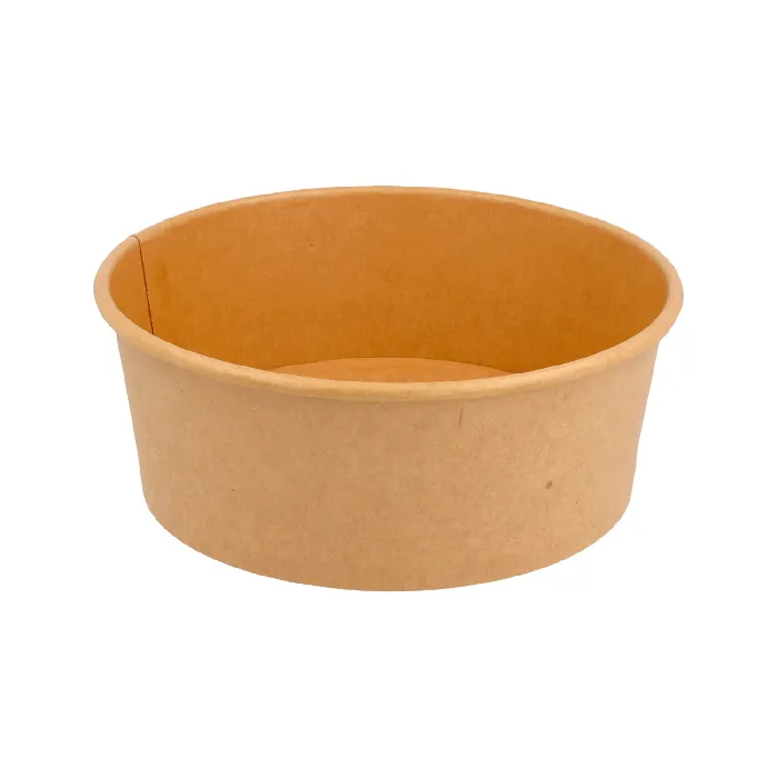 Ensaladeras 750 ML - 25 oz 300 + 18 PE G/M2 Ø 15/12,8x6 CM Natural Kraft (300 UNID.)