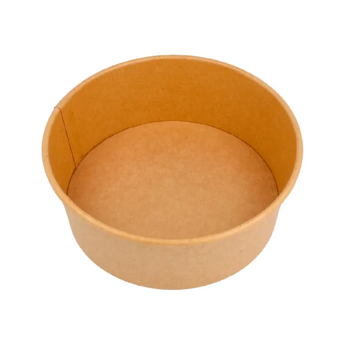 Ensaladeras 750 ML - 25 oz 300 + 18 PE G/M2 Ø 15/12,8x6 CM Natural Kraft (300 UNID.)