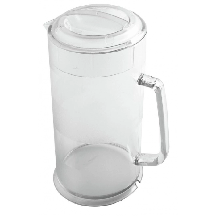 JARRA DE SERVICIO CON TAPA 1,9 L 18,5 x 18,5 x 24,8 cm Policarbonato Transparente
