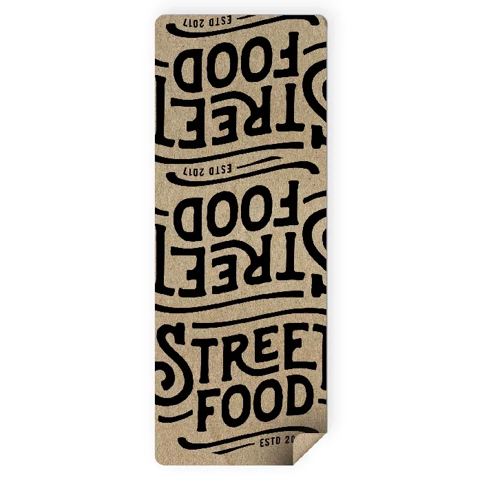 Pegatina vinilo rectangular (21x8 cm) Personalizada