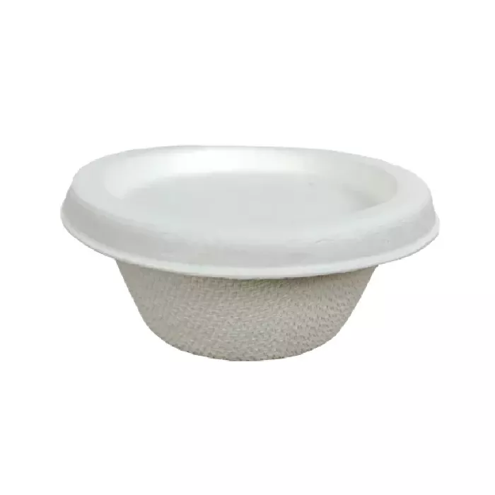 Pojemniki na sos z trzciny cukrowej 60 ml, średnica 69 mm