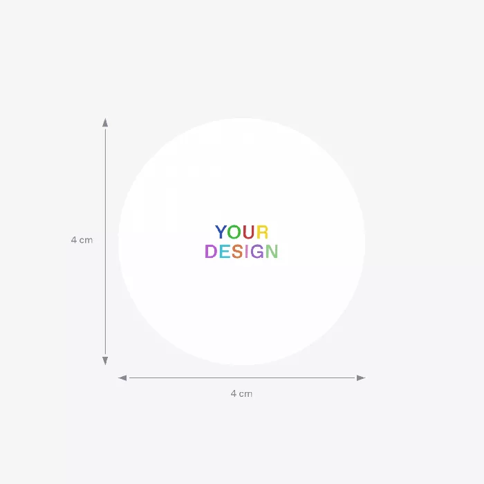 SC4 (4 cm diameter) Etichette personalizzate