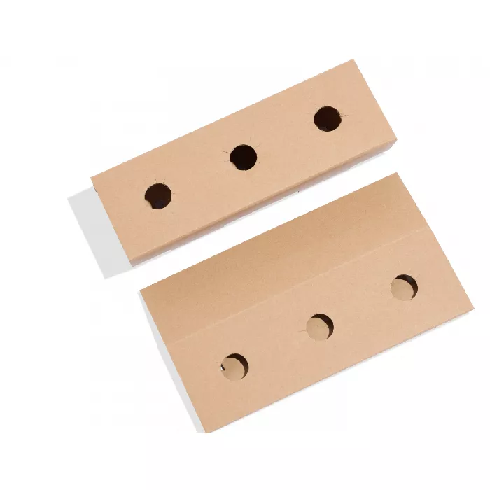 Caja lisa para botellas con inserciones
