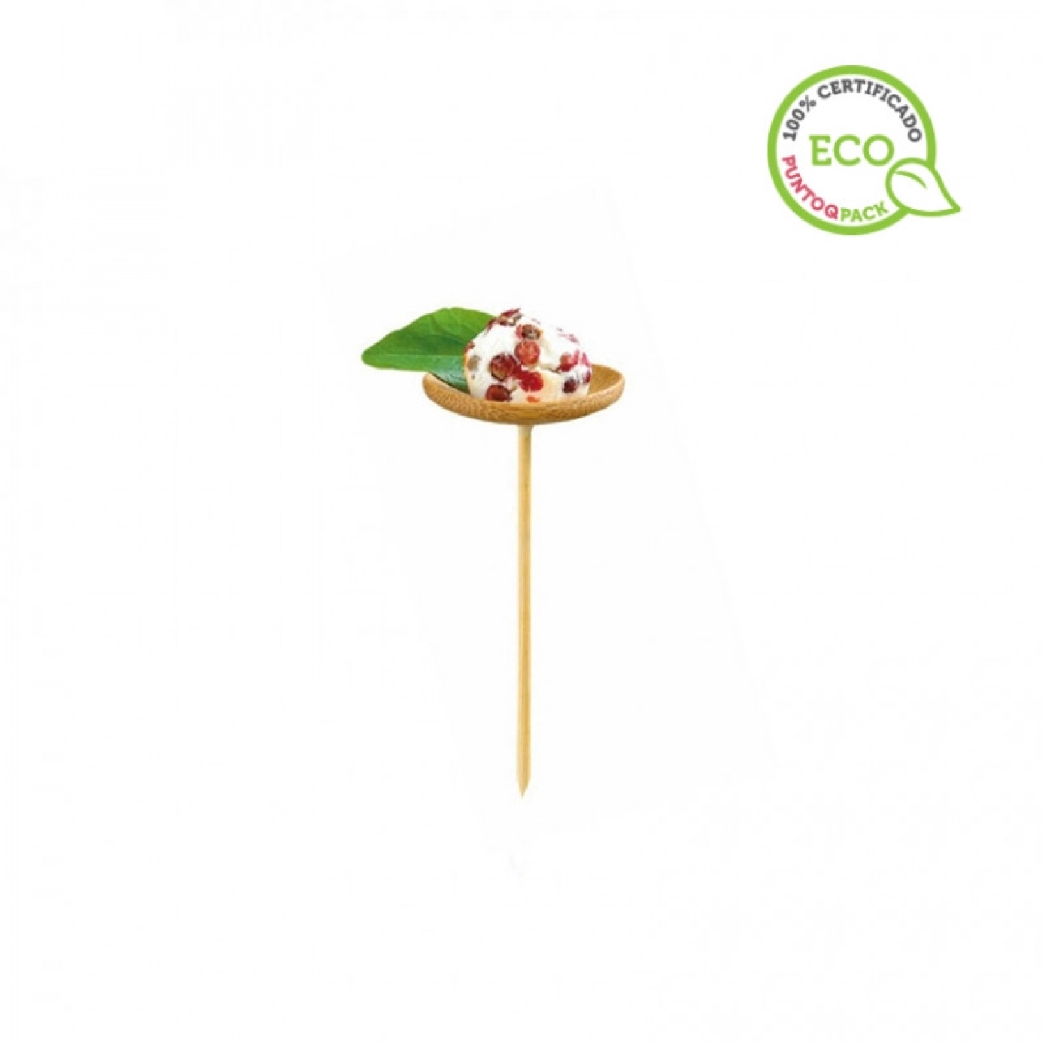 24 Uds. Palillos para brochetas de bambú estilo mini-plato | Ref: PW209BBTHANI