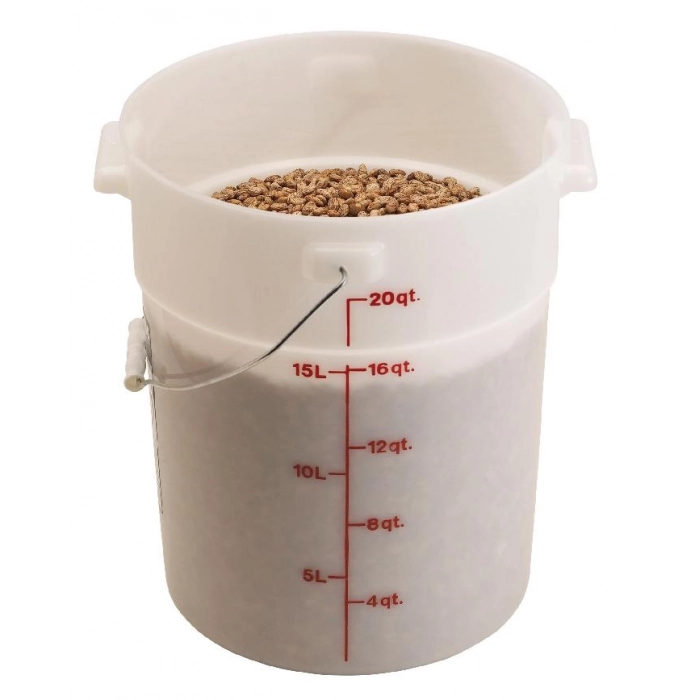 CUBO ALMACENAMIENTO con asa 20 L 34,5 x 32,3 x 89,2 cm Blanco