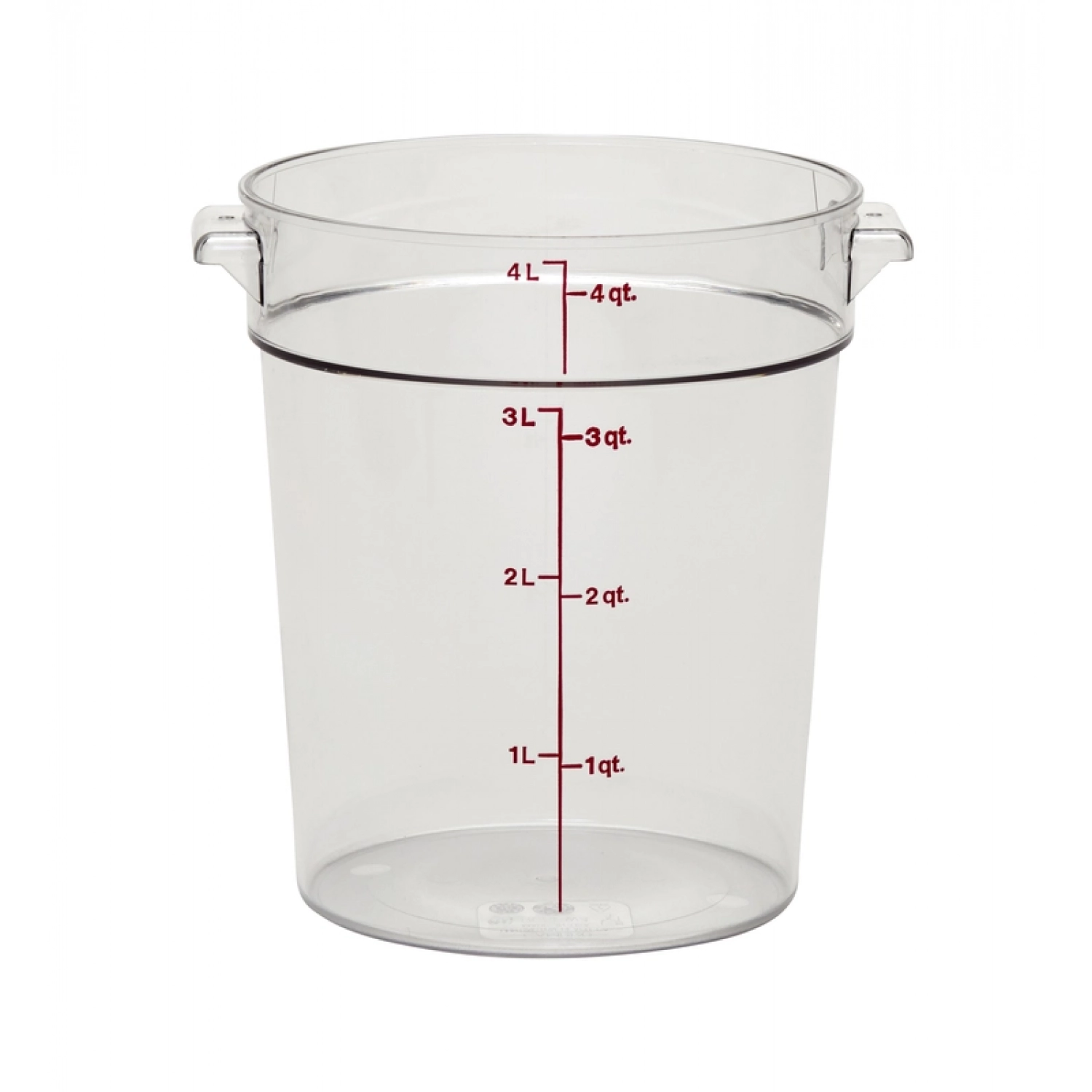 RECIPIENTE REDONDO 3,8 l 20,8 x 20,8 cm Transparente (Tapa no incluida)