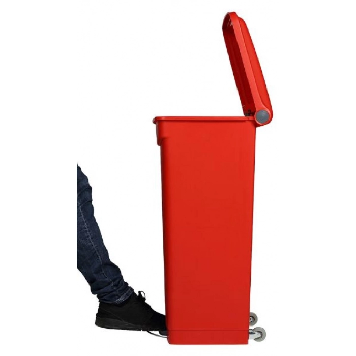 Cubo con pedal Rojo