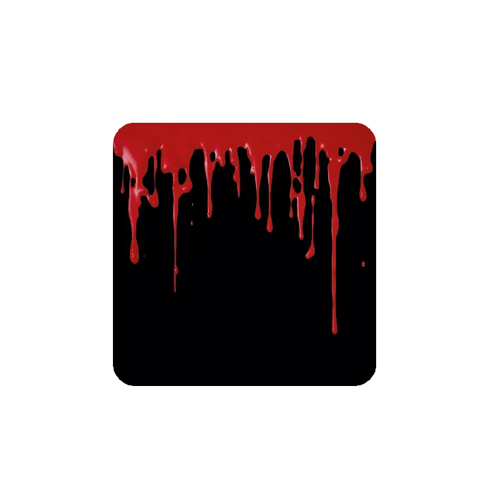 Adesivos de vinil quadrados (8x8cm) Personalizados Halloween