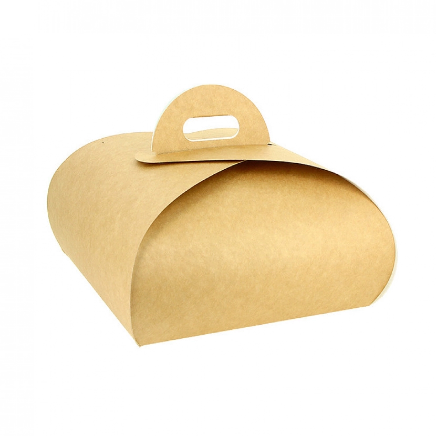 25 Uds. Caja de tarta kraft pequeña formato mariposa (26x26x14 cm) | Ref: TAR001