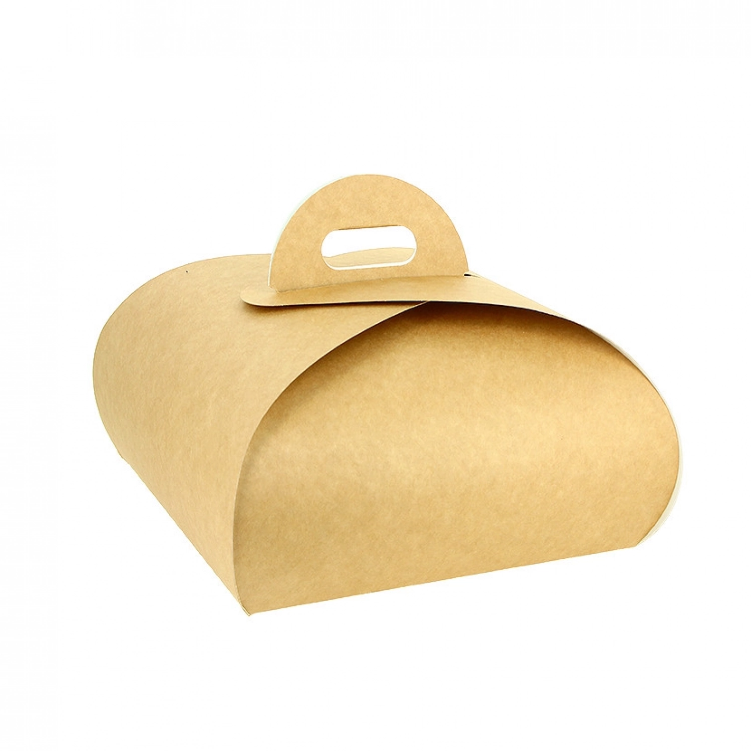 25 Uds. Caja de tarta kraft mediana formato mariposa (28x28x15 cm) | Ref: TAR002